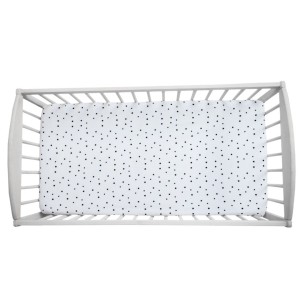 SLEEPEE - BED SHEET WE CARE BLACK DOTS 140X70 CM