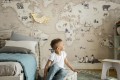 wallpaper for children maps with animals