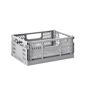 SKRZYNKA NA ZABAWKI SKŁADANA MEDIUM LIGHT GREY - 3 SPROUTS