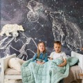 tapeta malumi nocne niebo niedźwiadki