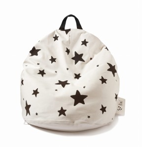 BINI - KIDS POUF BINI DOUBLE STARS BLACK