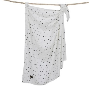 SLEEPEE - BAMBUSOWY DOTS - 3 W 1: CHUSTA, OTULACZ I KOCYK