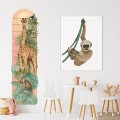 wall sticker safari height measure