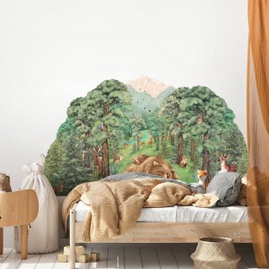 PASTELOWE LOVE - WALL STICKER FOREST