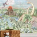 wall sticker world of dinosaurs