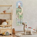 heigh measure wall sticker with dinosaurs