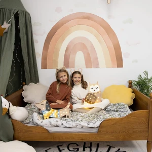 PASTELOWE LOVE - WALL STICKER RAINBOW BEIGE