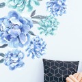 blue peonies wall stickers