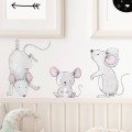 wall stickers mice family