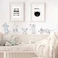 wall stickers mice family