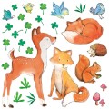 wall stickers for children forest friends
