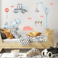 wall stickers construction set 1 blue