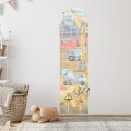 wall sticker heigh measure construction