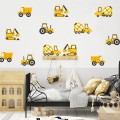 yellow construction vehicles