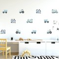 CONSTRUCTION VEHICLES WALL STICKERS SET
