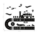 floor sticker airport