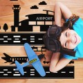 floor sticker airport