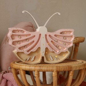 LAMPKA MOTYL STRAWBERRY CREAM - LITTLE LIGHTS 