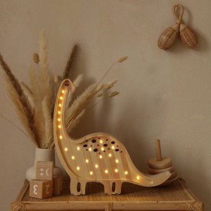 LAMPKA DINO DIPLODOK JURRASIC WOOD - LITTLE LIGHTS