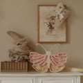 wooden bedside night lamp butterfly