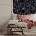 tapeta kwiaty na ciemnym tle yoko design