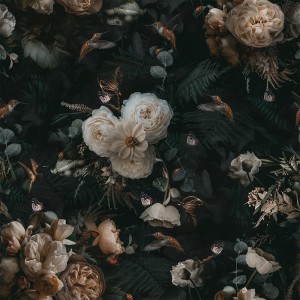 TAPETA KWIATY I PAPROCIE W40 - YOKO DESIGN