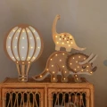 lampki drewniane