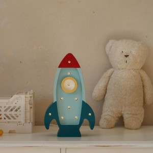 LAMPKA RAKIETA MINI TEAL - LITTLE LIGHTS 
