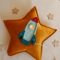 lampka do pokoju chłopca rakieta mini