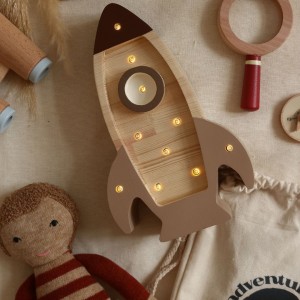 LITTLE LIGHTS - ROCKET MINI LAMP CAPPUCCINO