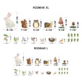 zestaw naklejek yoko design rozmiary