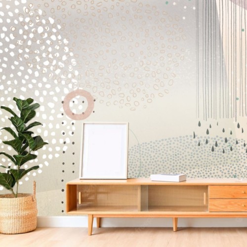 wallpaper rainbow dots