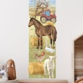 wall sticker heigh measure farm