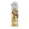 wall sticker heigh measure farm size