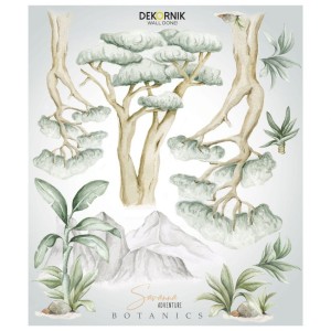 DEKORNIK - WALL STICKER SAVANNA BOTANICS ANIMAL BOARD 