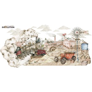 DEKORNIK - WALL STICKER VINTAGE FACTORY