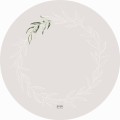 natural rubber round play mat