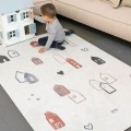 natural rubber play mat scandi town