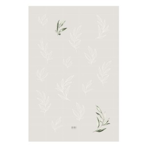 GUGU THE HERO - NATURAL RUBBER BABY MAT PRIME OLIVE GARDEN BIG 