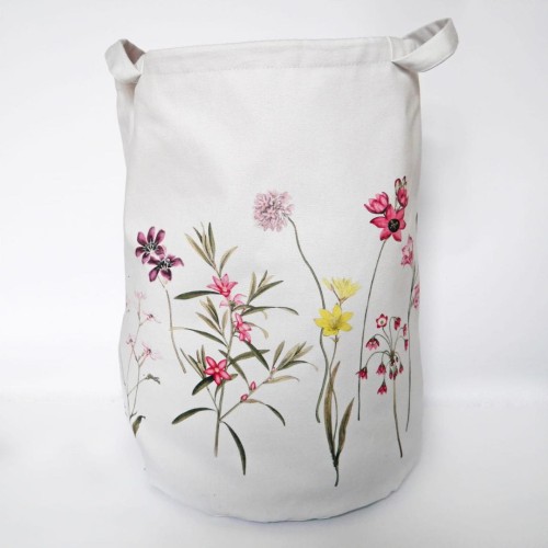 toy basket floral garden
