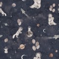 granatowa tapeta kosmos do pokoju chlopca