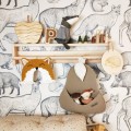 tapeta vintage animals dekorillo
