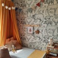 tapeta vintage animals dekorillo
