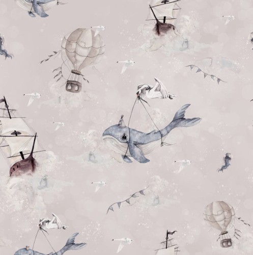 tapeta podniebny ocean bezowa
