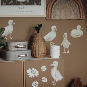 NAKLEJKA NA ŚCIANĘ LITTLE DUCKS - DEKORILLO