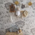 deer lamp gray