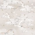 wallpaper swans beige