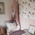 wallpaper birds beige