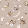 wallpaper birds in the night sky
