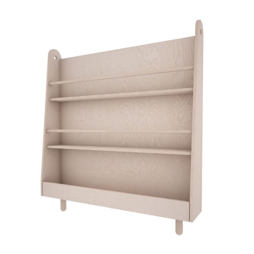 bookworm bookshelf wood luck